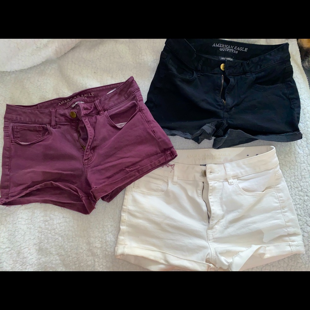 American eagle hi rise shortie bundle 8
